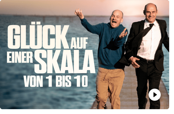 Glück auf einer Skala von 1 bis 10